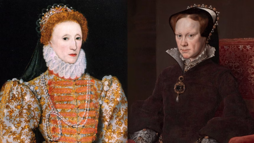 Elizabeth I e Maria I: irmãs e rivais na vida, unidas na morte