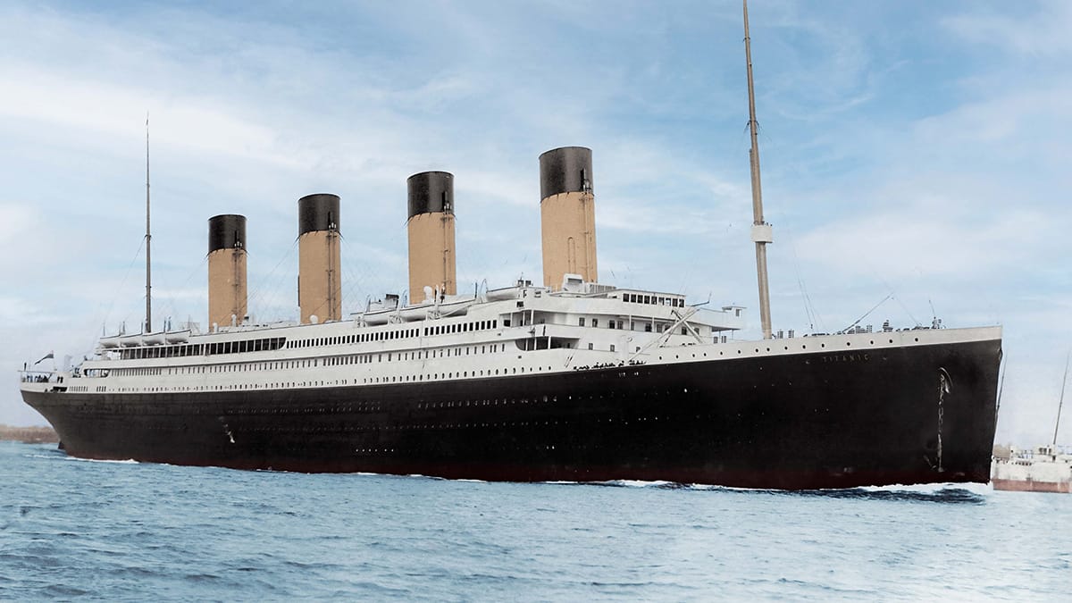 Titanic afundava há 113 anos