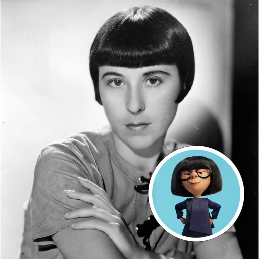 Edna Moda (Os Incríveis) – Inspirada em Edith Head