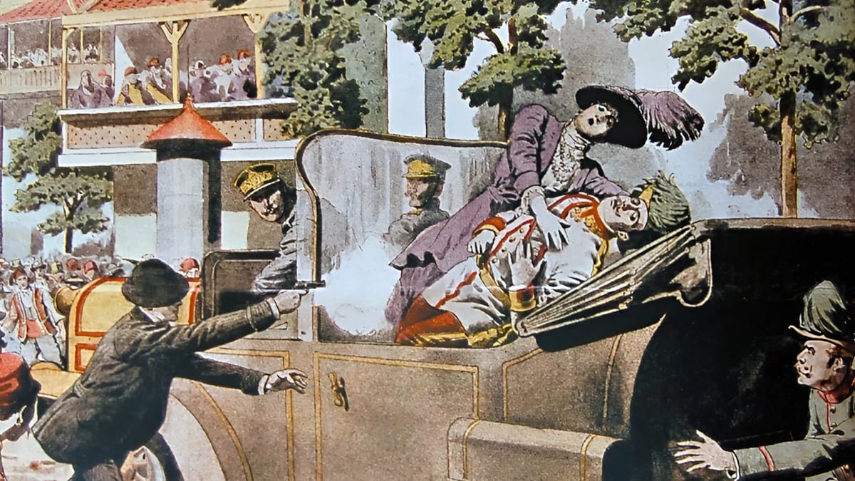 O assassinato do Arquiduque Francisco Ferdinando