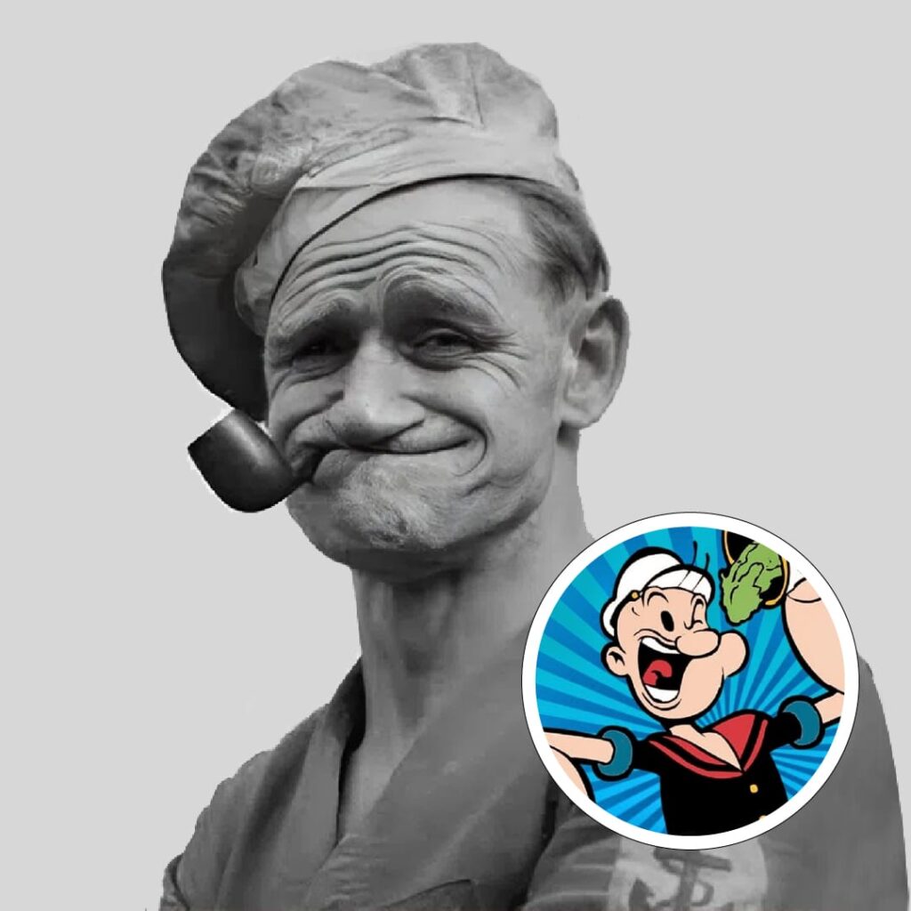 Popeye, o Marinheiro – Inspirado em Frank “Rocky” Fiegel