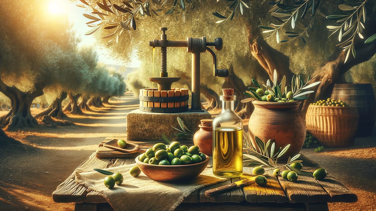 Azeite de oliva: do Mediterrâneo e do Oriente Médio