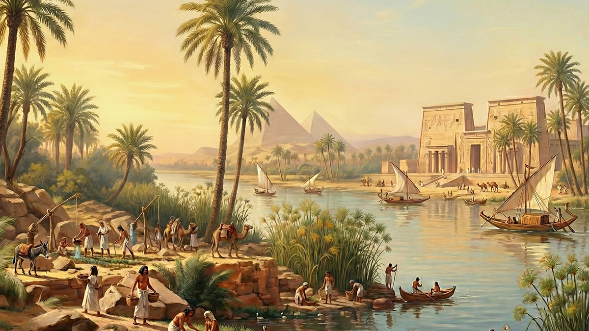 A relação entre o Antigo Egito e o Nilo