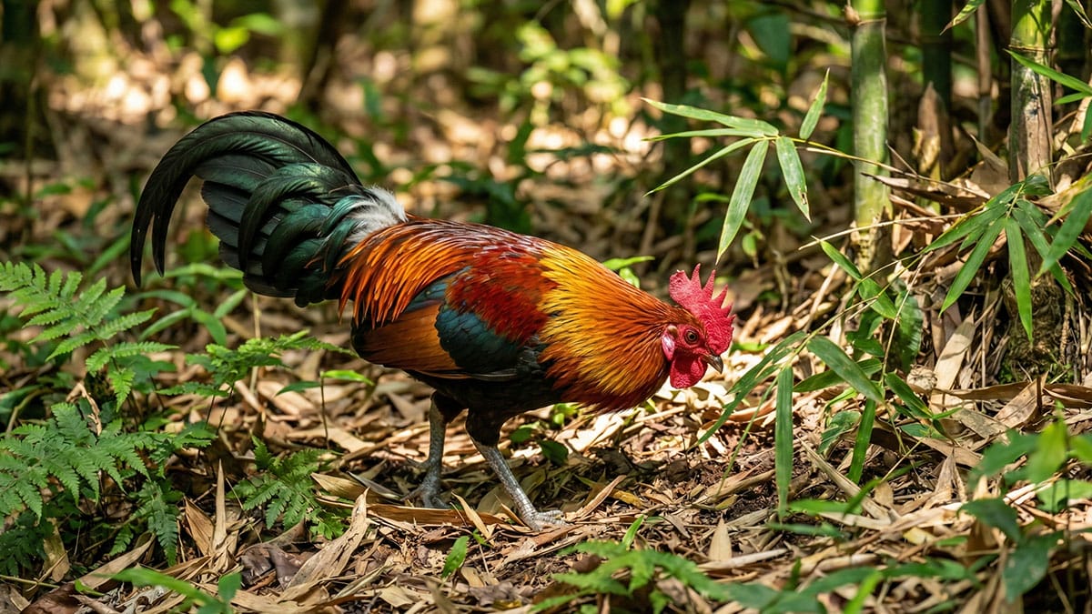 Como foram domesticadas as galinhas?