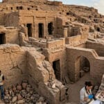 Rede de tumbas revela tesouros no Egito