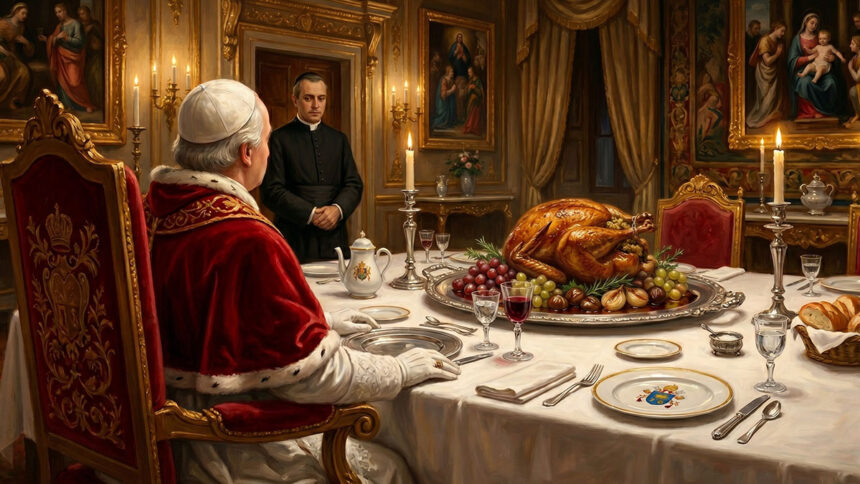 A gastronomia dos papas e a cozinha do Vaticano