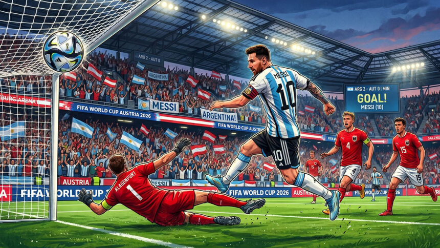 Messi se torna o maior artilheiro das Copas do Mundo
