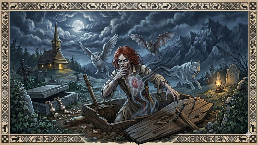 Os strigoi na mitologia romena