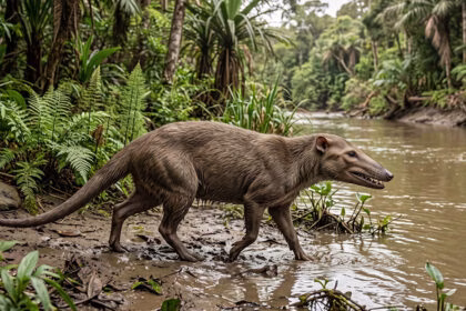Ancestrais das baleias eram mamíferos terrestres