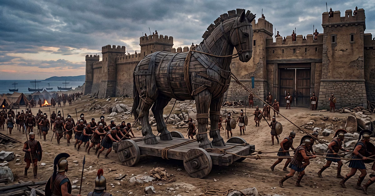 A história do Cavalo de Troia é real?