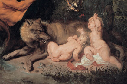 A fundação de Roma: Rômulo, Remo e a loba Capitolina