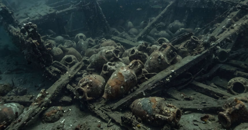 Navio do século II a.C. é encontrado na Sicília