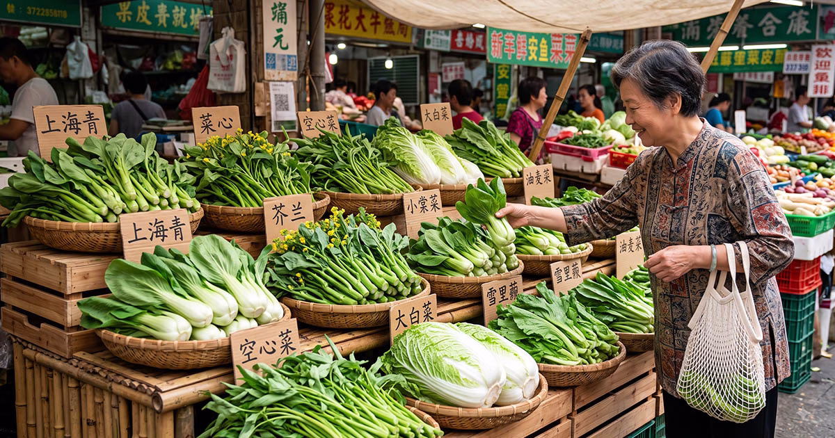 China: os alimentos vegetais mais consumidos