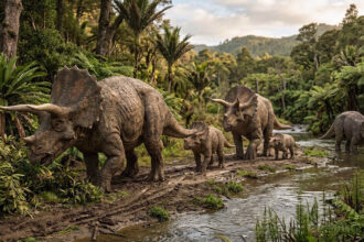 Como viviam os dinossauros herbívoros?