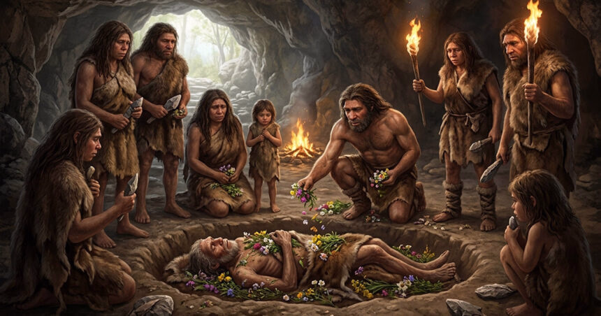 Como os neandertais tratavam seus mortos?